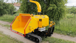 Výkonný štěpkovač na benzín s pásovým podvozkem LS 160 P Track